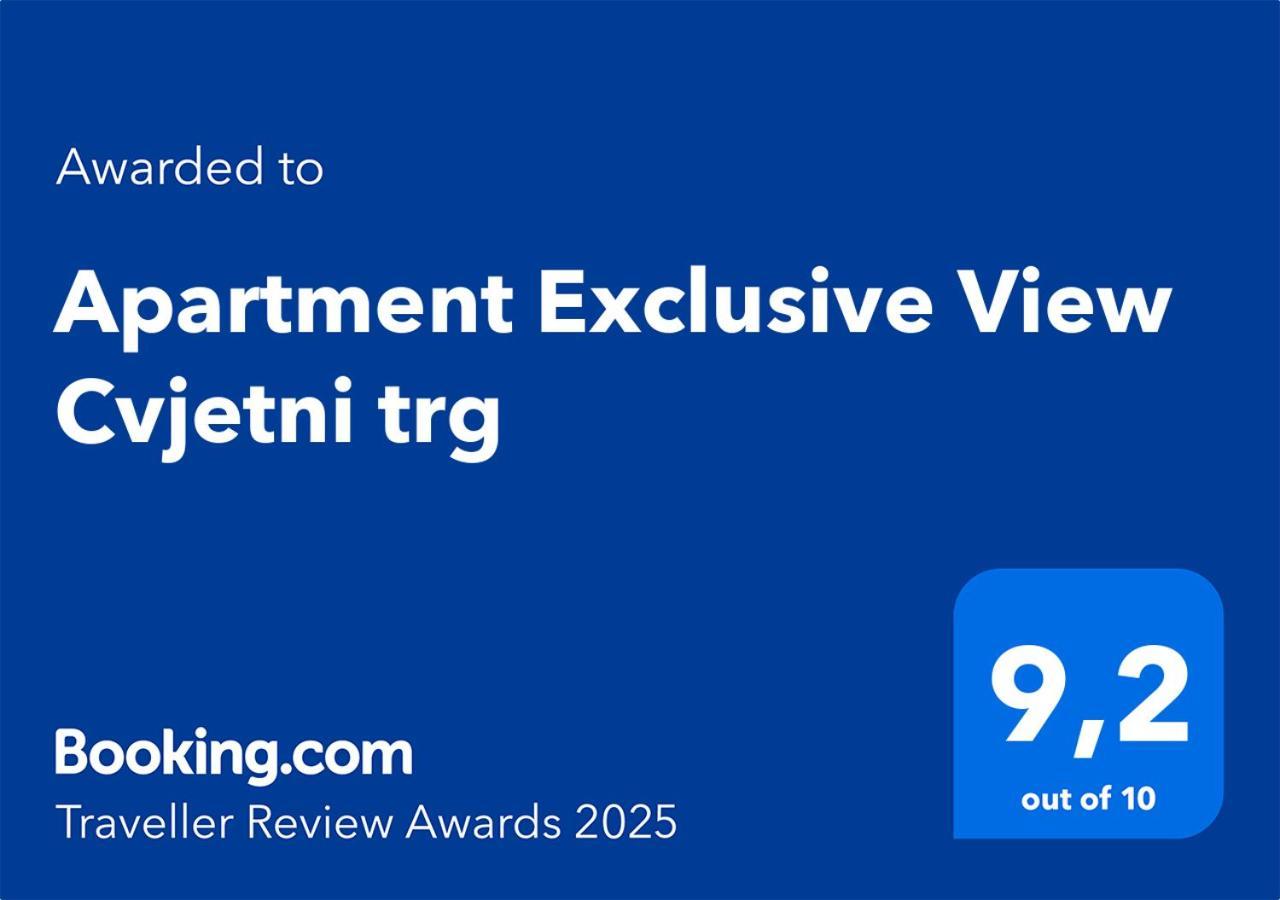 Apartment Exclusive View Cvjetni Trg Zagreb Eksteriør bilde
